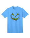 Adult T-Shirt Collection: Scary Glow Evil Jack O Lantern Pumpkin - A Spooky Ecommerce Exclusive-Mens T-shirts-TooLoud-Aquatic-Blue-Small-Davson Sales