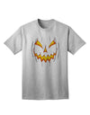 Adult T-Shirt Collection: Scary Glow Evil Jack O Lantern Pumpkin - A Spooky Ecommerce Exclusive-Mens T-shirts-TooLoud-AshGray-Small-Davson Sales