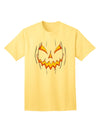 Adult T-Shirt Collection: Scary Glow Evil Jack O Lantern Pumpkin - A Spooky Ecommerce Exclusive-Mens T-shirts-TooLoud-Yellow-Small-Davson Sales