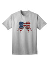 Adult T-Shirt Collection: The Patriotic Bow - Express Your National Pride-Mens T-shirts-TooLoud-AshGray-Small-Davson Sales