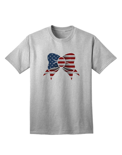 Adult T-Shirt Collection: The Patriotic Bow - Express Your National Pride-Mens T-shirts-TooLoud-AshGray-Small-Davson Sales