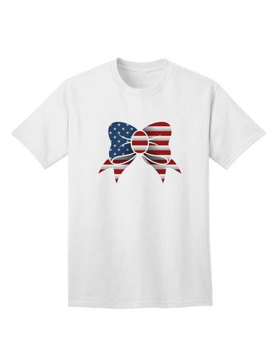 Adult T-Shirt Collection: The Patriotic Bow - Express Your National Pride-Mens T-shirts-TooLoud-White-Small-Davson Sales