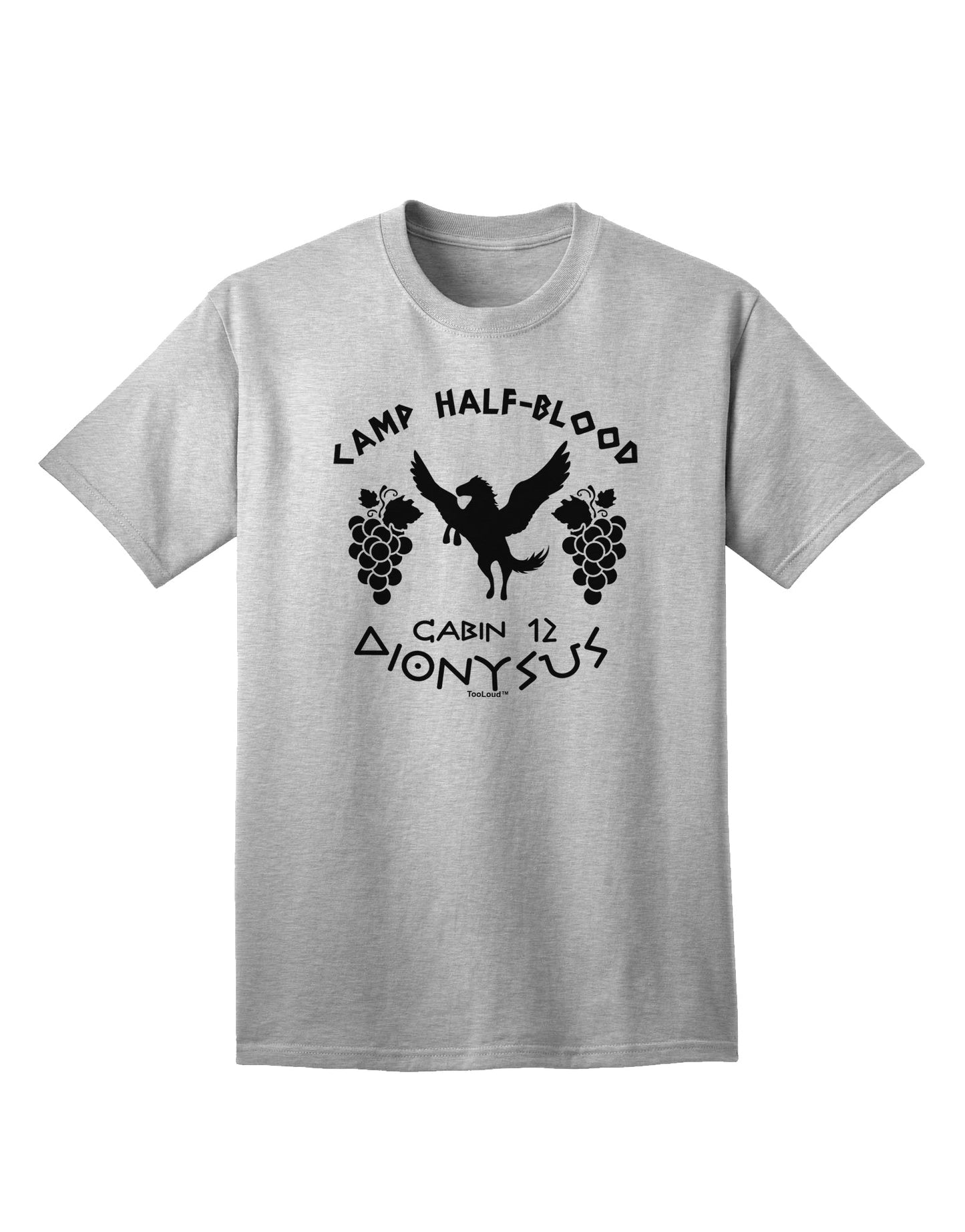 Adult T-Shirt: Dionysus Cabin 12 - Camp Half Blood Collection-Mens T-shirts-TooLoud-AshGray-Small-Davson Sales