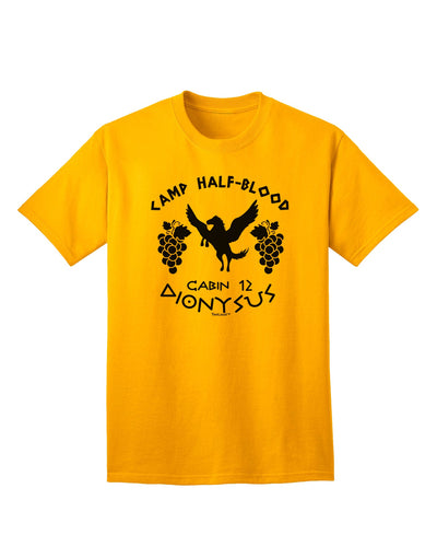 Adult T-Shirt: Dionysus Cabin 12 - Camp Half Blood Collection-Mens T-shirts-TooLoud-Gold-Small-Davson Sales