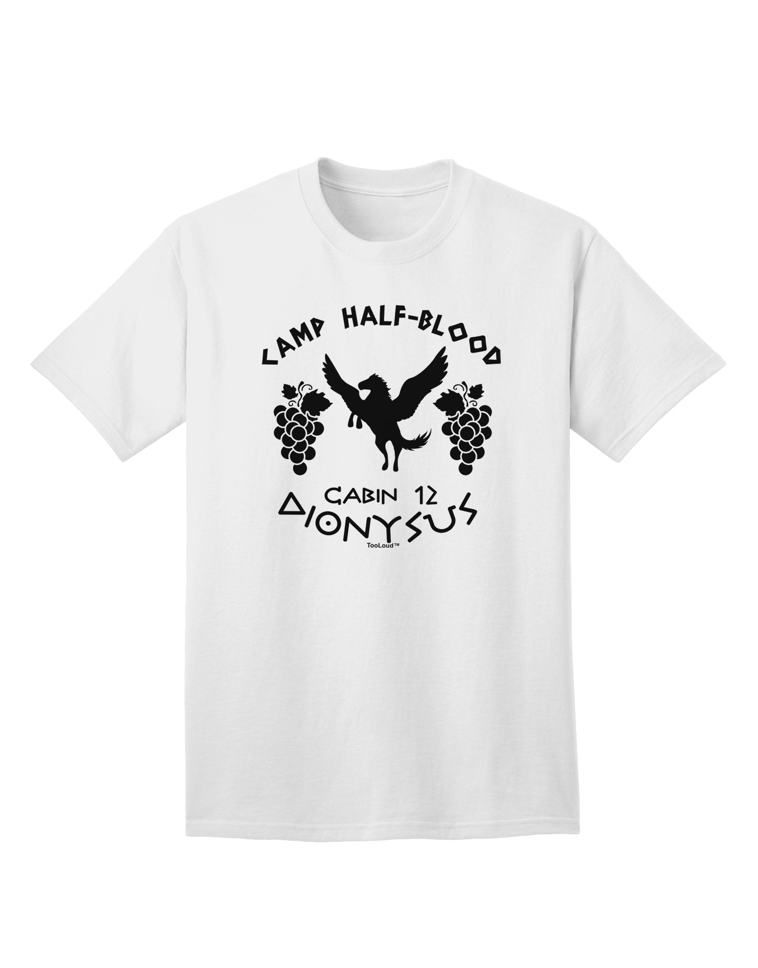 Adult T-Shirt: Dionysus Cabin 12 - Camp Half Blood Collection-Mens T-shirts-TooLoud-White-Small-Davson Sales