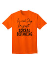 Adult T-Shirt: Embracing Social Distancing with Confidence-Mens T-shirts-TooLoud-Orange-Small-Davson Sales