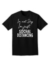 Adult T-Shirt: Embracing Social Distancing with Confidence-Mens T-shirts-TooLoud-Black-Small-Davson Sales
