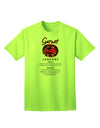 Adult T-Shirt Featuring Authentic Birthstone Garnet Design-Mens T-shirts-TooLoud-Neon-Green-Small-Davson Sales