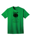 Adult T-Shirt Featuring Authentic Birthstone Garnet Design-Mens T-shirts-TooLoud-Kelly-Green-Small-Davson Sales