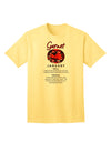 Adult T-Shirt Featuring Authentic Birthstone Garnet Design-Mens T-shirts-TooLoud-Yellow-Small-Davson Sales