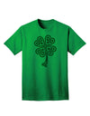 Adult T-Shirt Featuring Celtic Knot 4 Leaf Clover Design - A St. Patrick's Day Special Edition-Mens T-shirts-TooLoud-Kelly-Green-Small-Davson Sales