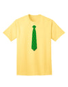 Adult T-Shirt Featuring Clover Pattern Design for St. Patrick's Day Celebration-Mens T-shirts-TooLoud-Yellow-Small-Davson Sales