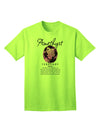 Adult T-Shirt Featuring February's Birthstone - The Amethyst-Mens T-shirts-TooLoud-Neon-Green-Small-Davson Sales