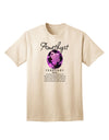 Adult T-Shirt Featuring February's Birthstone - The Amethyst-Mens T-shirts-TooLoud-Natural-Small-Davson Sales