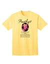 Adult T-Shirt Featuring February's Birthstone - The Amethyst-Mens T-shirts-TooLoud-Yellow-Small-Davson Sales