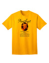 Adult T-Shirt Featuring February's Birthstone - The Amethyst-Mens T-shirts-TooLoud-Gold-Small-Davson Sales