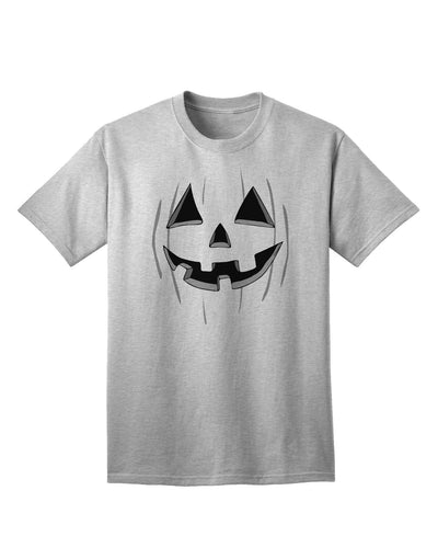 Adult T-Shirt Featuring Halloween Pumpkin Smile Jack O Lantern - A Seasonal Must-Have-Mens T-shirts-TooLoud-AshGray-Small-Davson Sales