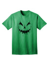 Adult T-Shirt Featuring Halloween's Scary Evil Jack O Lantern Pumpkin Design-Mens T-shirts-TooLoud-Kelly-Green-Small-Davson Sales