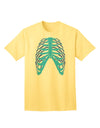 Adult T-Shirt Featuring Human Blue Skeleton Bones Ribcage - A Unique Fashion Statement-Mens T-shirts-TooLoud-Yellow-Small-Davson Sales