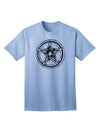 Adult T-Shirt Featuring Pentacle Magick Witchcraft Star - A Symbol of Power and Mystique-Mens T-shirts-TooLoud-Light-Blue-Small-Davson Sales