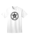 Adult T-Shirt Featuring Pentacle Magick Witchcraft Star - A Symbol of Power and Mystique-Mens T-shirts-TooLoud-White-Small-Davson Sales
