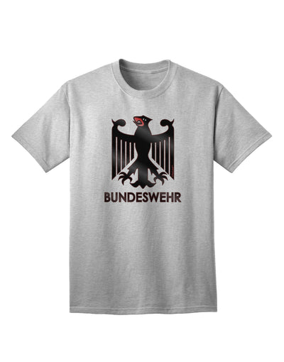 Adult T-Shirt Featuring the Bundeswehr Logo with Text - A Classic Apparel Choice-Mens T-shirts-TooLoud-AshGray-Small-Davson Sales