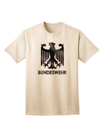 Adult T-Shirt Featuring the Bundeswehr Logo with Text - A Classic Apparel Choice-Mens T-shirts-TooLoud-Natural-Small-Davson Sales