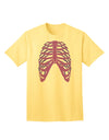 Adult T-Shirt: Human Purple Skeleton Bones Ribcage - A Unique Fashion Statement-Mens T-shirts-TooLoud-Yellow-Small-Davson Sales