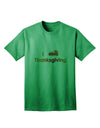 Adult T-Shirt: I Heart Thanksgiving Pumpkin Pie - A Festive Ecommerce Exclusive-Mens T-shirts-TooLoud-Kelly-Green-Small-Davson Sales