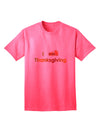 Adult T-Shirt: I Heart Thanksgiving Pumpkin Pie - A Festive Ecommerce Exclusive-Mens T-shirts-TooLoud-Neon-Pink-Small-Davson Sales