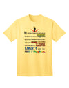 Adult T-Shirt - Life, Liberty, and the Pursuit of Happiness-Mens T-shirts-TooLoud-Yellow-Small-Davson Sales