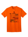 Adult T-Shirt - Life, Liberty, and the Pursuit of Happiness-Mens T-shirts-TooLoud-Orange-Small-Davson Sales