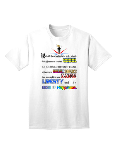 Adult T-Shirt - Life, Liberty, and the Pursuit of Happiness-Mens T-shirts-TooLoud-White-Small-Davson Sales