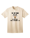 Adult T-Shirt: TooLoud I'm not Dumb, I'm Just Exceptionally Skilled at Pretending-Mens T-shirts-TooLoud-Natural-Small-Davson Sales