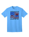 Adult T-Shirt - United We Stand Divided We Fall-Mens T-shirts-TooLoud-Aquatic-Blue-Small-Davson Sales