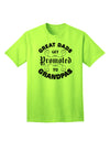 Adult T-Shirt for Grandfathers: Celebrate the Promotion from Great Dad to Grandpa-Mens T-shirts-TooLoud-Neon-Green-Small-Davson Sales