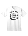 Adult T-Shirt for Grandfathers: Celebrate the Promotion from Great Dad to Grandpa-Mens T-shirts-TooLoud-White-Small-Davson Sales