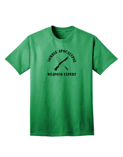 Adult T-Shirt for Zombie Apocalypse Group Weapons Expert-Mens T-shirts-TooLoud-Kelly-Green-Small-Davson Sales