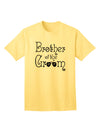 Adult T-Shirt for the Brother of the Groom-Mens T-shirts-TooLoud-Yellow-Small-Davson Sales