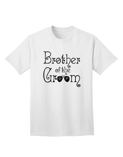 Adult T-Shirt for the Brother of the Groom-Mens T-shirts-TooLoud-White-Small-Davson Sales
