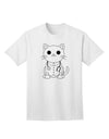 Adult T-Shirt in Cat Doctor Coloring Book Style: A Unique Fashion Statement-Mens T-shirts-TooLoud-White-Small-Davson Sales