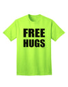 Adult T-Shirt with Complimentary Hug Design-Mens T-shirts-TooLoud-Neon-Green-Small-Davson Sales