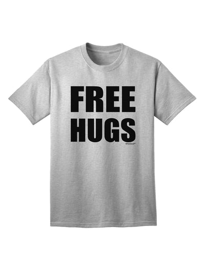 Adult T-Shirt with Complimentary Hug Design-Mens T-shirts-TooLoud-AshGray-Small-Davson Sales