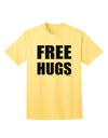 Adult T-Shirt with Complimentary Hug Design-Mens T-shirts-TooLoud-Yellow-Small-Davson Sales