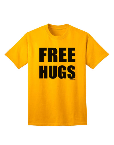 Adult T-Shirt with Complimentary Hug Design-Mens T-shirts-TooLoud-Gold-Small-Davson Sales