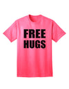 Adult T-Shirt with Complimentary Hug Design-Mens T-shirts-TooLoud-Neon-Pink-Small-Davson Sales