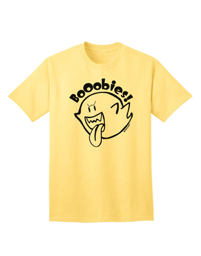 Adult T-Shirt with a Playful Design- Booobies-Mens T-shirts-TooLoud-Yellow-Small-Davson Sales