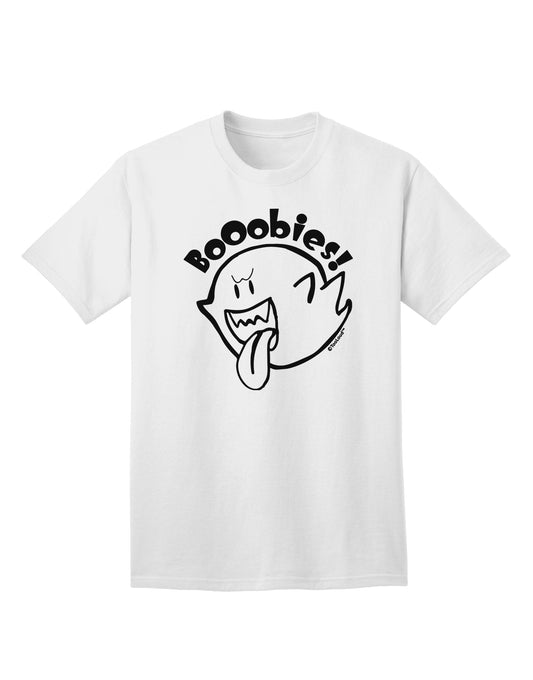 Adult T-Shirt with a Playful Design- Booobies-Mens T-shirts-TooLoud-White-Small-Davson Sales