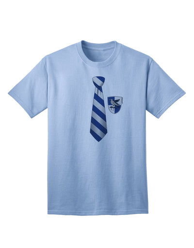 Adult Wizard Tie T-Shirt in Sophisticated Blue and Silver-Mens T-shirts-TooLoud-Light-Blue-Small-Davson Sales