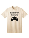 Advanced Gamer In Training: Premium BnW Adult T-Shirt Collection-Mens T-shirts-TooLoud-Natural-Small-Davson Sales